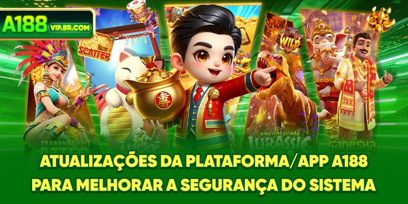 Atualizações da plataforma/App A188 para melhorar a segurança do sistema