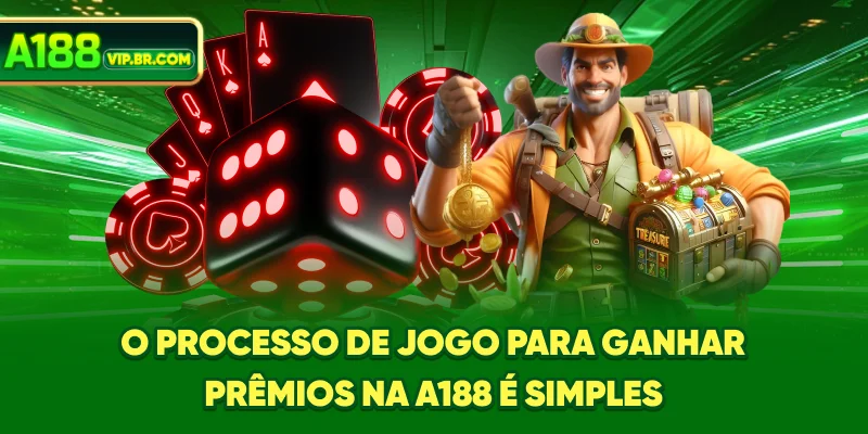 O processo de jogo para ganhar prêmios na A188 é simples
