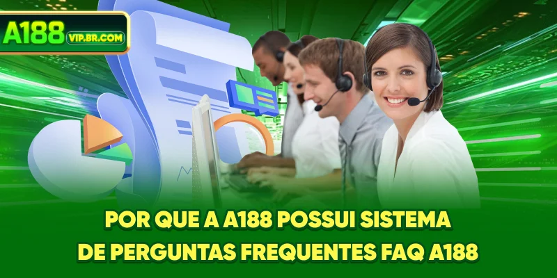 Por que a A188 possui sistema de perguntas frequentes (FAQ)?