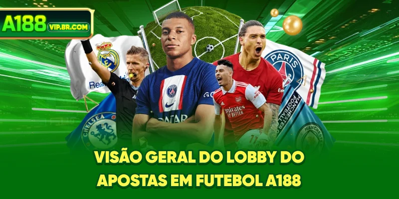 Visão geral do lobby do apostas em futebol A188